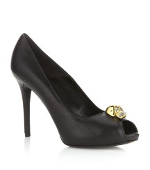 Skull Leather Pump