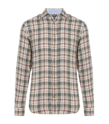 Linen Plaid Shirt
