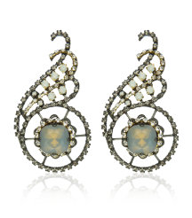 Beauty and the Beast Drop Swirl Earrings
