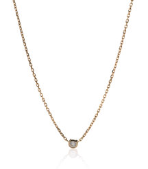 Pure Yellow Gold Diamond Necklace