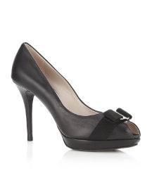 Gilia Leather Peep Toe