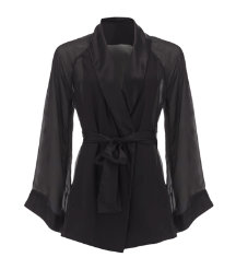 Silk and Chiffon Robe