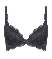 Black Convertible Push-Up Bra