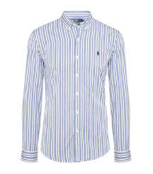 Slim Fit Striped Sport Shirt