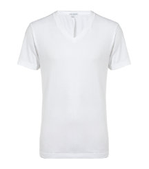 Solid V-neck T-shirt